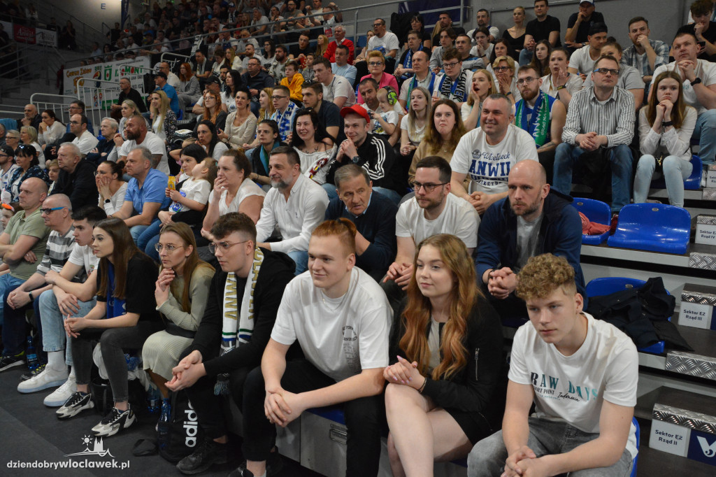 Kibice na meczu Anwil - Astoria