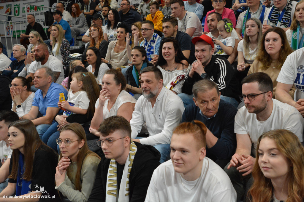 Kibice na meczu Anwil - Astoria