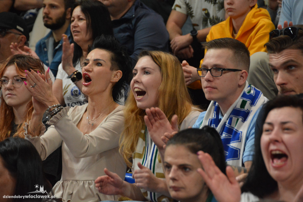 Kibice na meczu Anwil - Astoria
