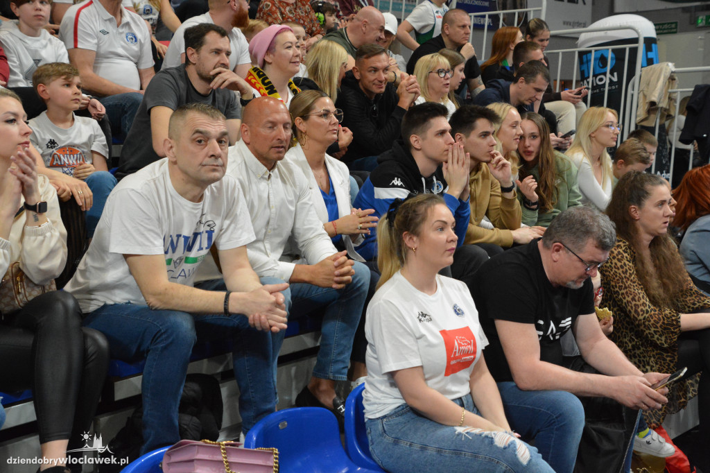 Kibice na meczu Anwil - Astoria