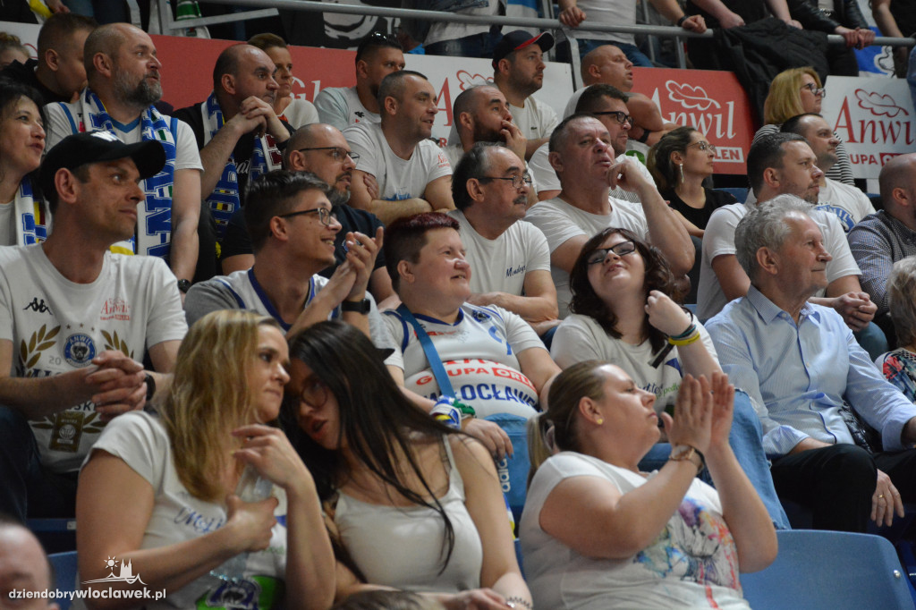 Kibice na meczu Anwil - Astoria