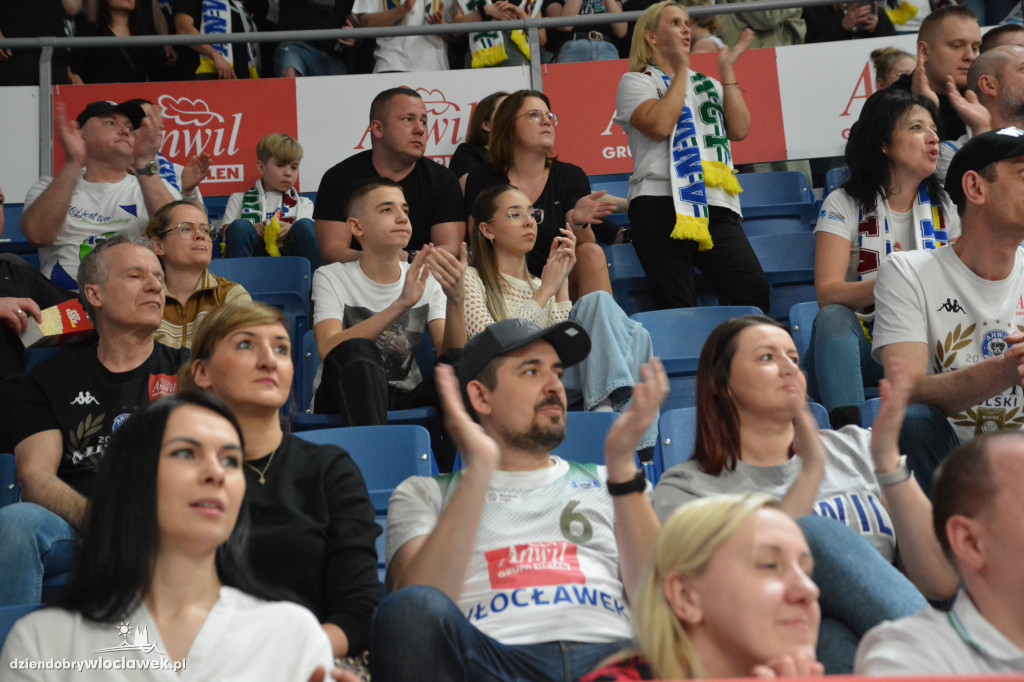Kibice na meczu Anwil - Astoria