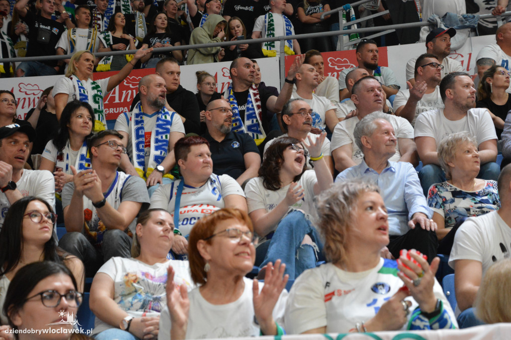 Kibice na meczu Anwil - Astoria