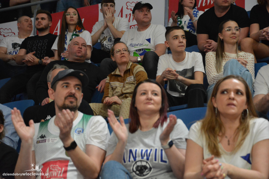 Kibice na meczu Anwil - Astoria
