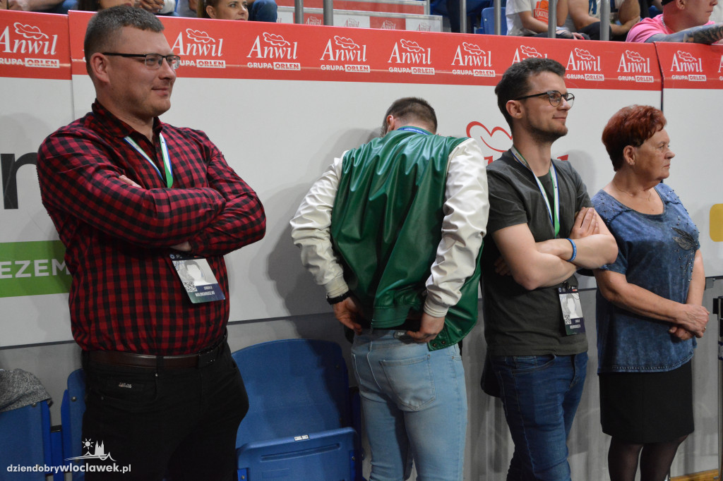 Kibice na meczu Anwil - Astoria