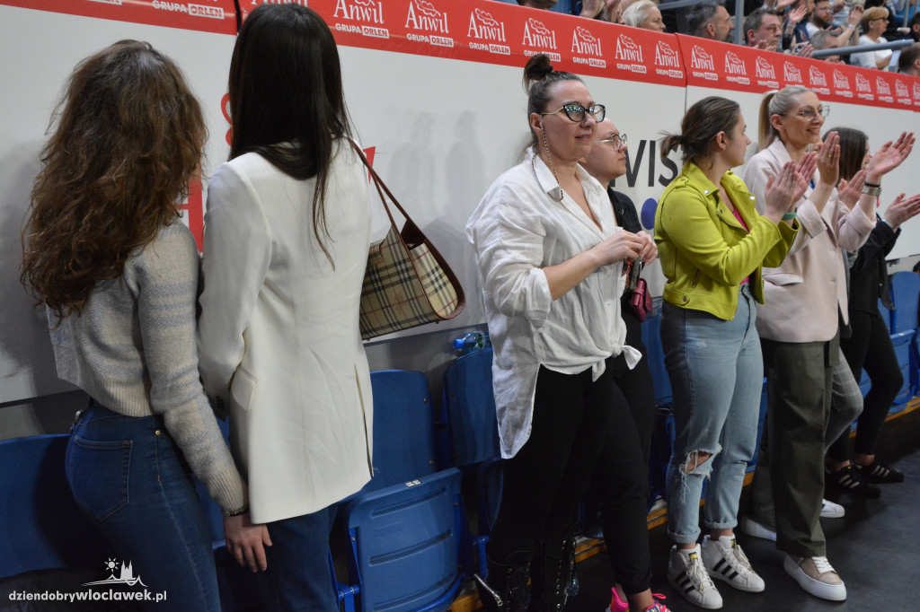 Kibice na meczu Anwil - Astoria