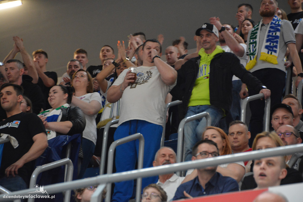 Kibice na meczu Anwil - Astoria