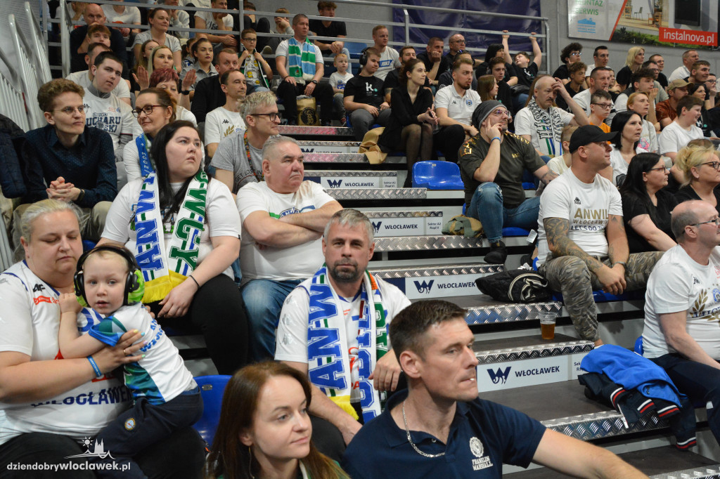 Kibice na meczu Anwil - Astoria