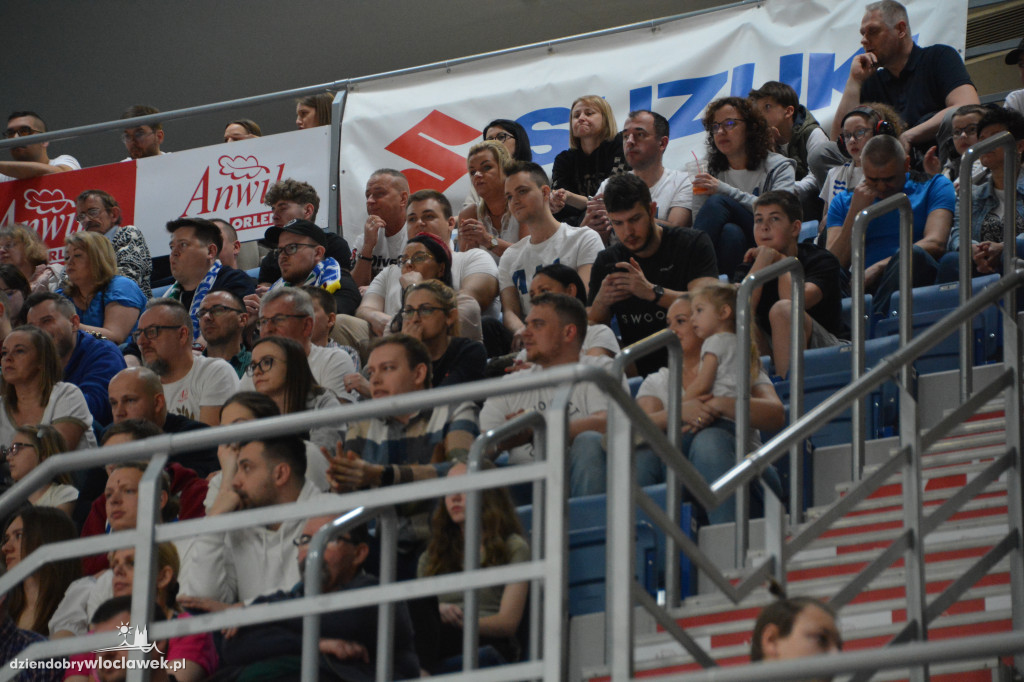 Kibice na meczu Anwil - Astoria