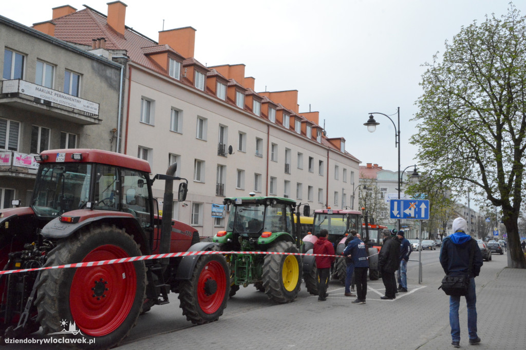 Agrounia zablokowała al. Chopina