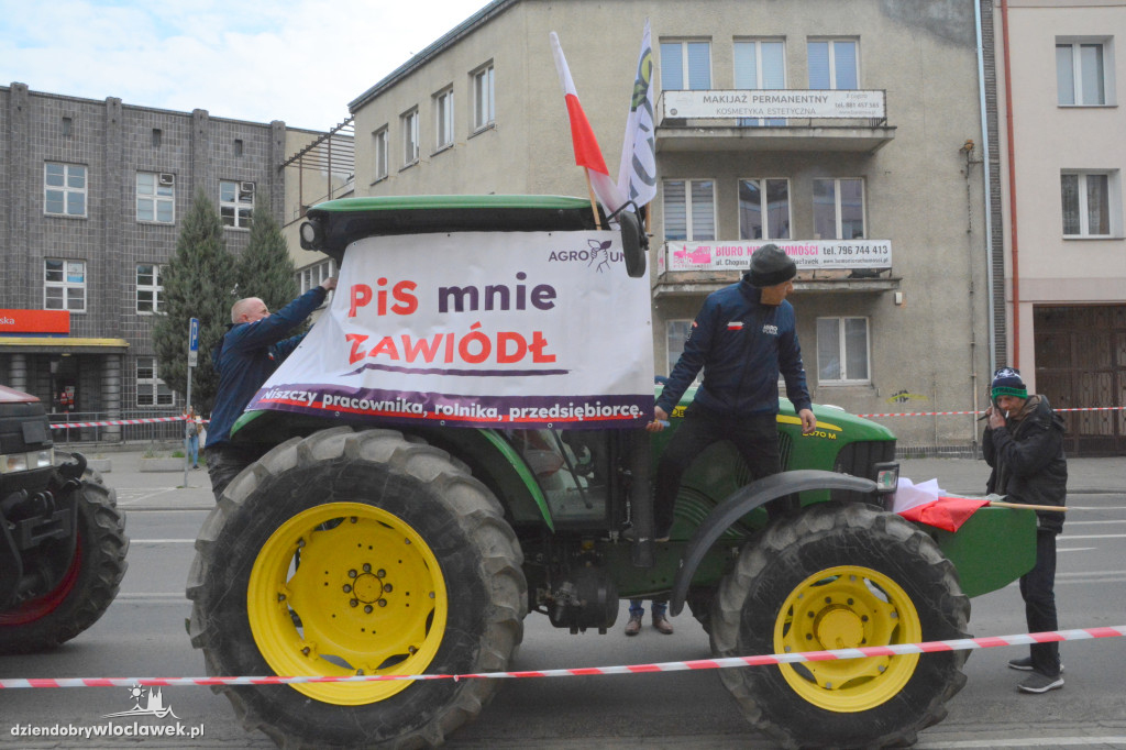 Agrounia zablokowała al. Chopina