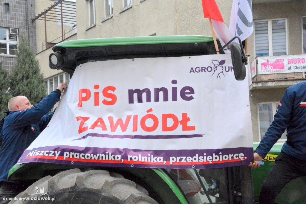 Agrounia zablokowała al. Chopina