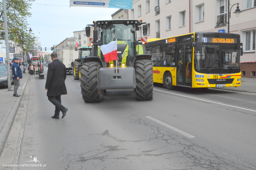 Agrounia zablokowała al. Chopina