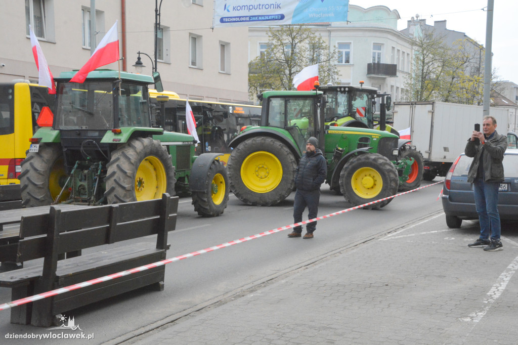Agrounia zablokowała al. Chopina