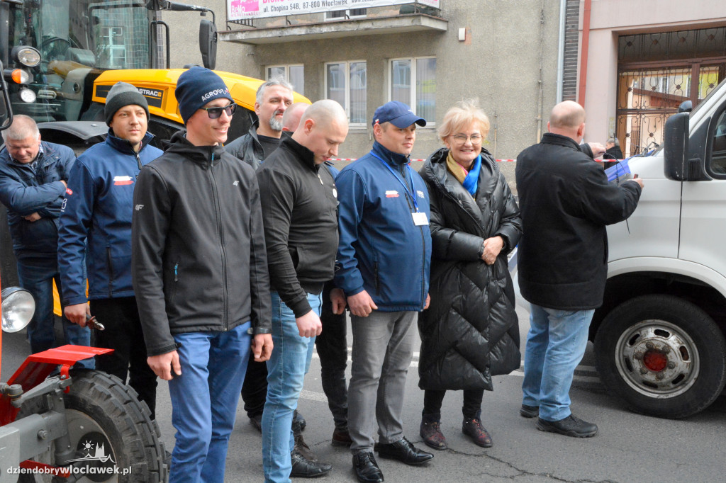 Agrounia zablokowała al. Chopina