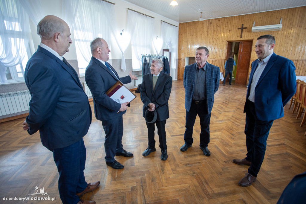 101-latek z Lubrańca z marszałkowskim medalem