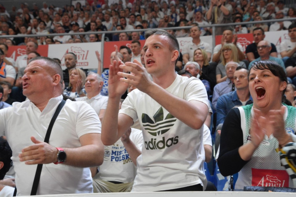 Kibice na meczu Anwil Włocławek vs BM Stal Ostrów