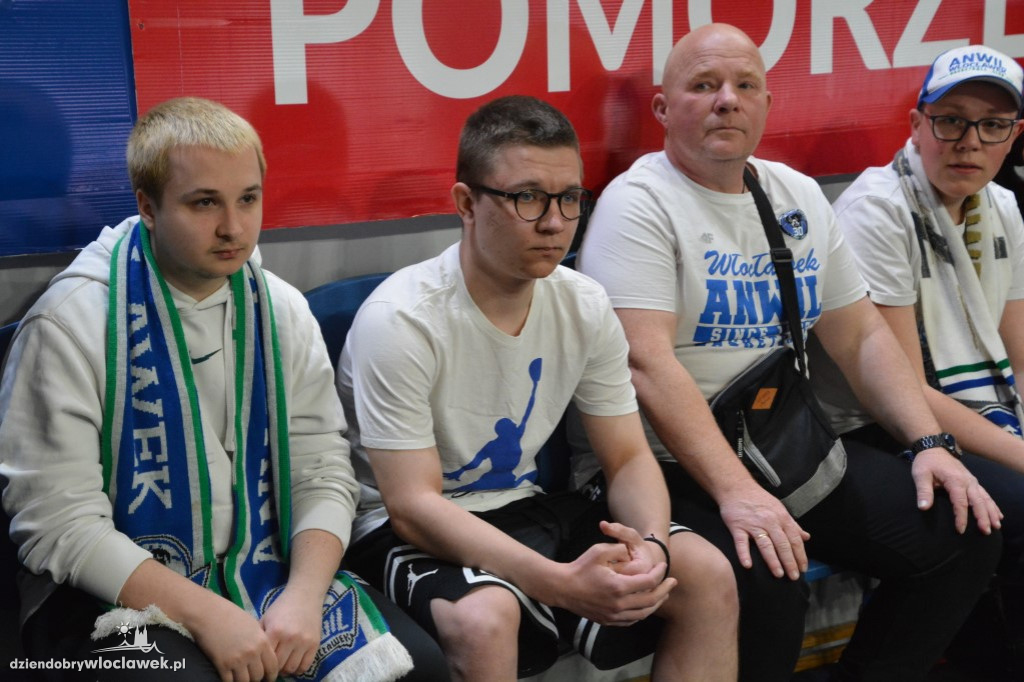 Kibice na meczu Anwil Włocławek vs BM Stal Ostrów