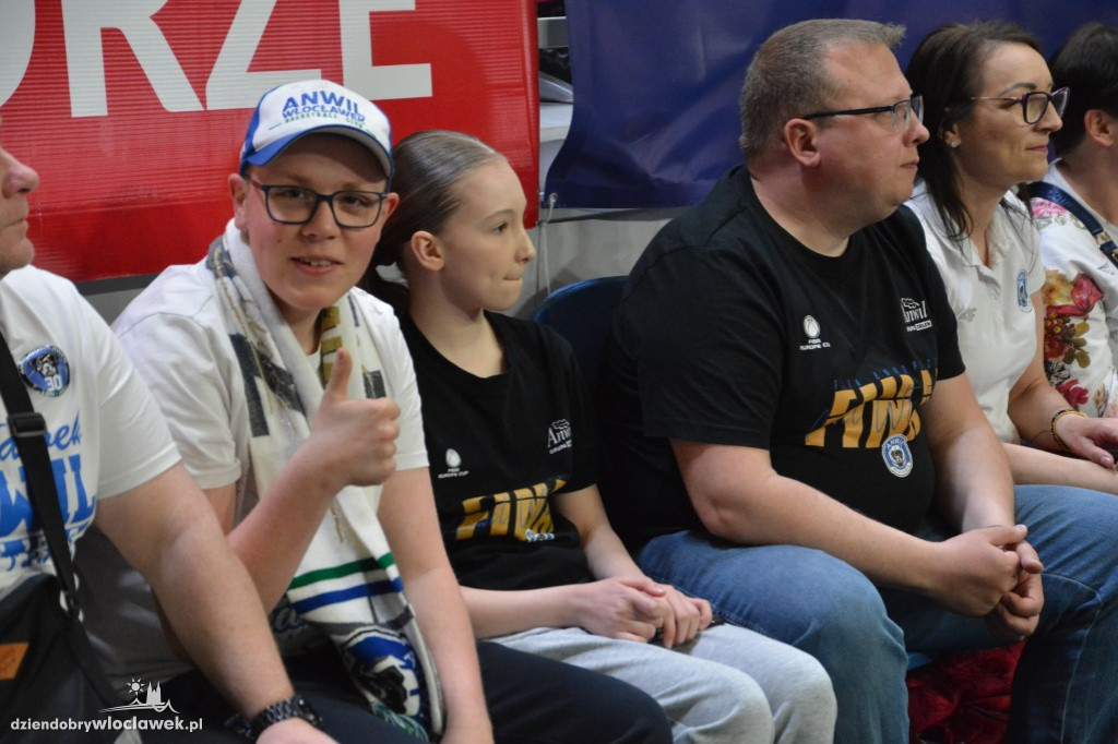 Kibice na meczu Anwil Włocławek vs BM Stal Ostrów