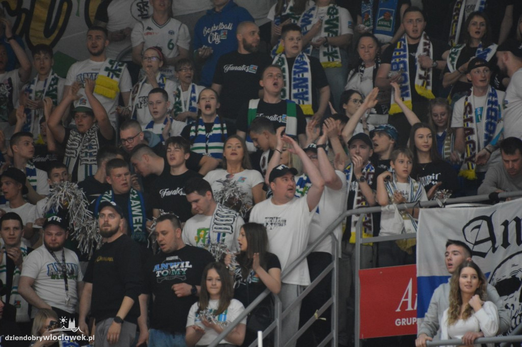 Kibice na meczu Anwil Włocławek vs BM Stal Ostrów