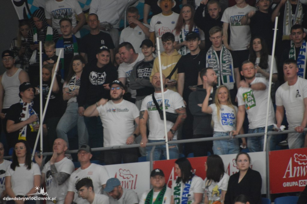 Kibice na meczu Anwil Włocławek vs BM Stal Ostrów