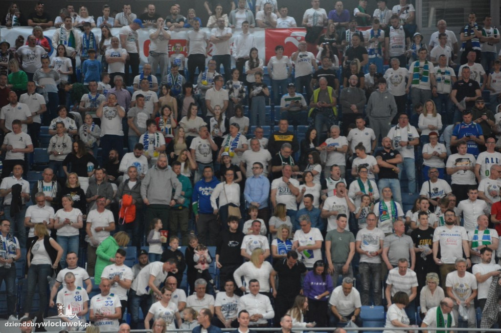 Kibice na meczu Anwil Włocławek vs BM Stal Ostrów
