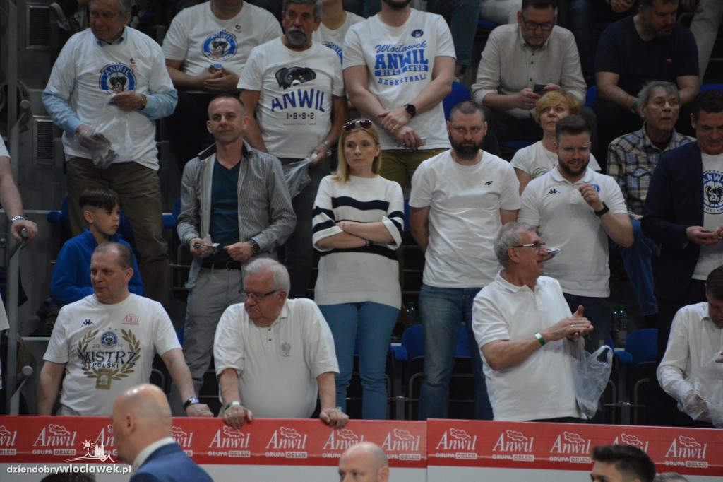 Kibice na meczu Anwil Włocławek vs BM Stal Ostrów