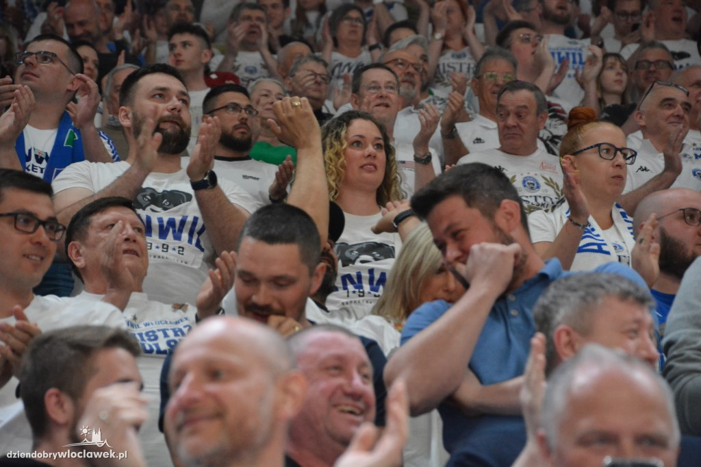 Kibice na meczu Anwil Włocławek vs BM Stal Ostrów