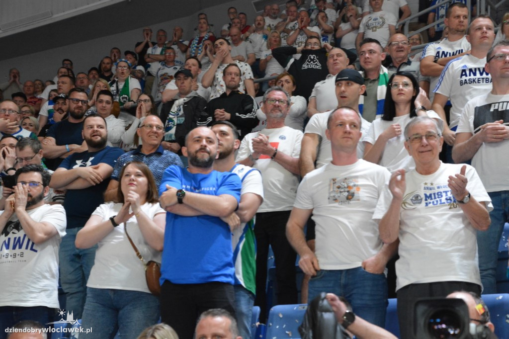 Kibice na meczu Anwil Włocławek vs BM Stal Ostrów