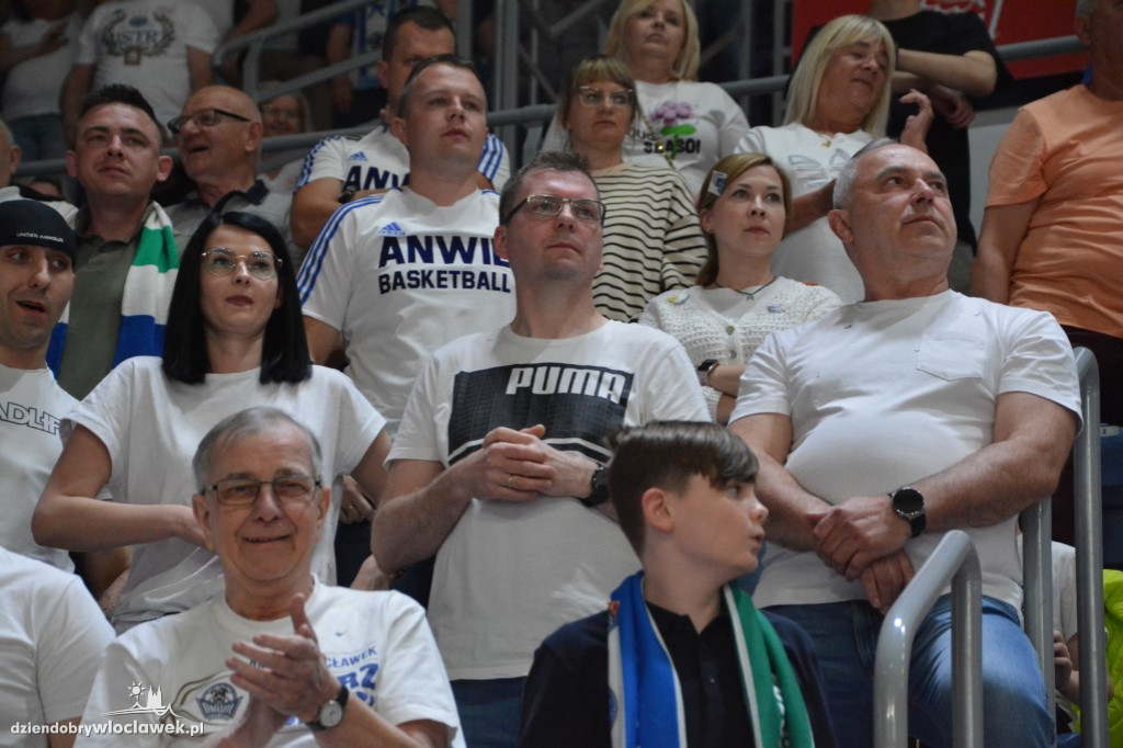 Kibice na meczu Anwil Włocławek vs BM Stal Ostrów