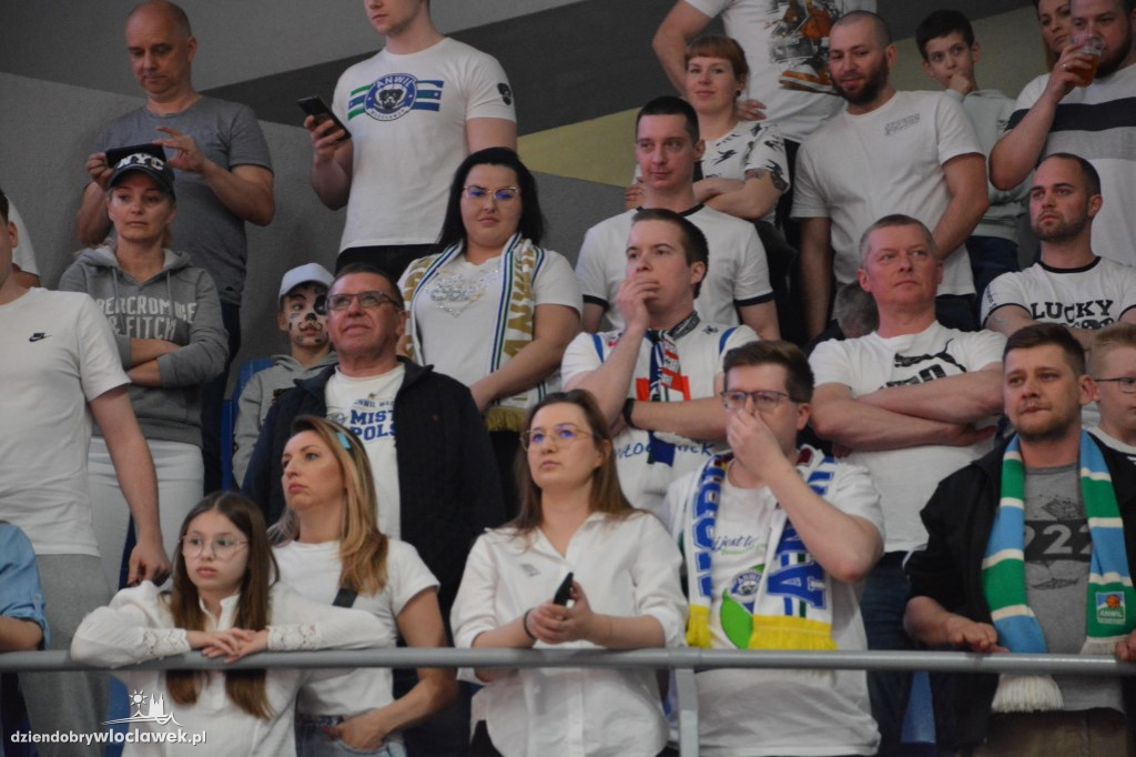 Kibice na meczu Anwil Włocławek vs BM Stal Ostrów