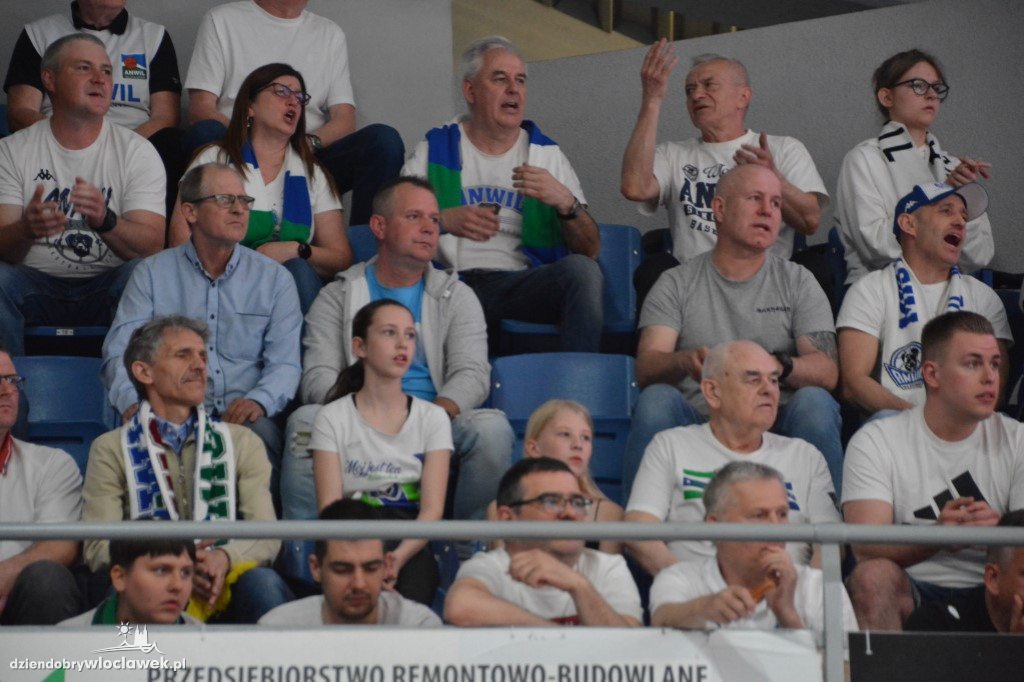Kibice na meczu Anwil Włocławek vs BM Stal Ostrów
