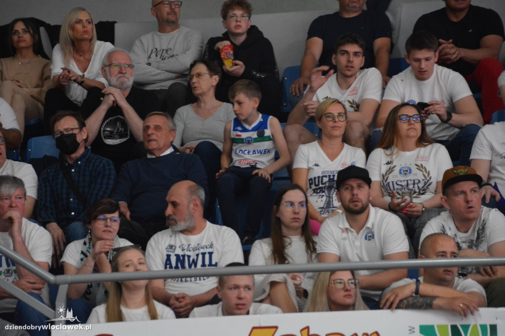 Kibice na meczu Anwil Włocławek vs BM Stal Ostrów