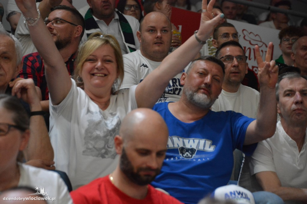 Kibice na meczu Anwil Włocławek vs BM Stal Ostrów