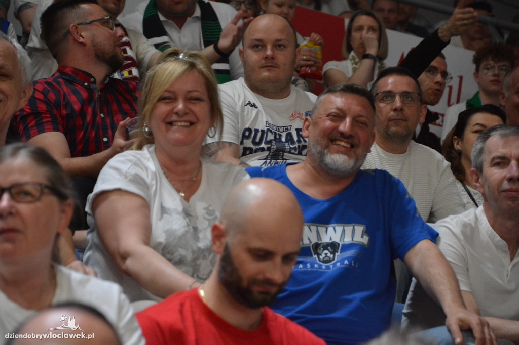 Kibice na meczu Anwil Włocławek vs BM Stal Ostrów