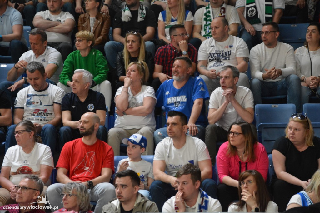 Kibice na meczu Anwil Włocławek vs BM Stal Ostrów