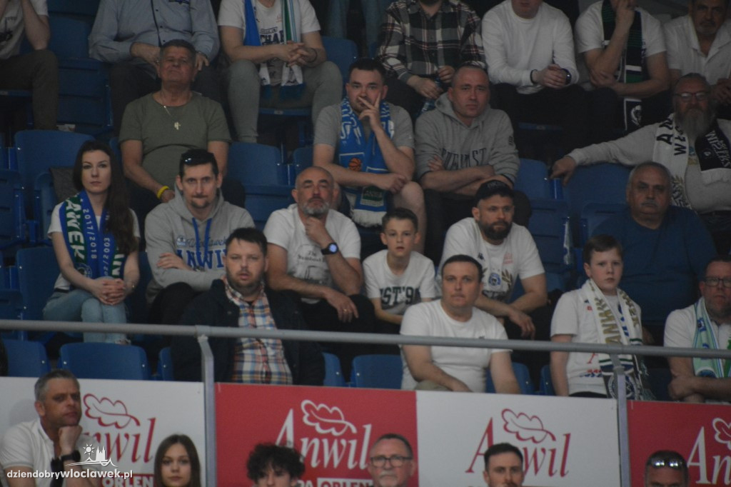Kibice na meczu Anwil Włocławek vs BM Stal Ostrów