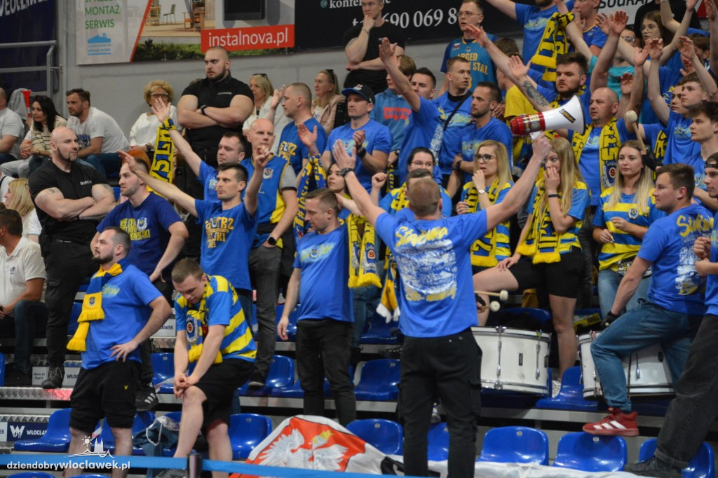 Kibice na meczu Anwil Włocławek vs BM Stal Ostrów