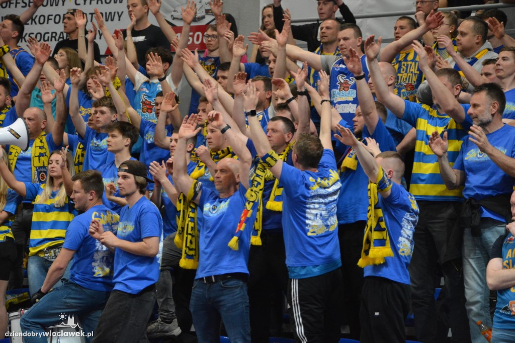 Kibice na meczu Anwil Włocławek vs BM Stal Ostrów