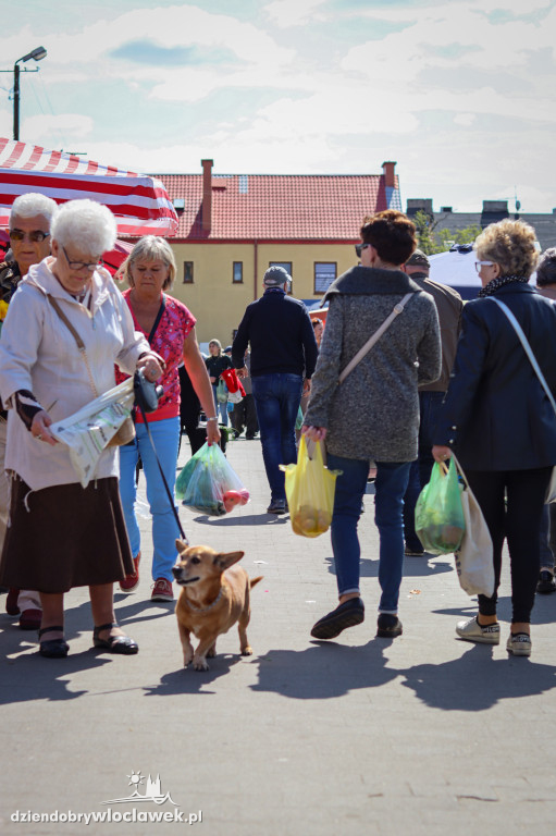 Majowy dzień na targowisku przy Kaliskiej