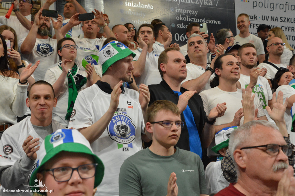 Kibice na trzecim meczu Anwil vs. King Szczecin