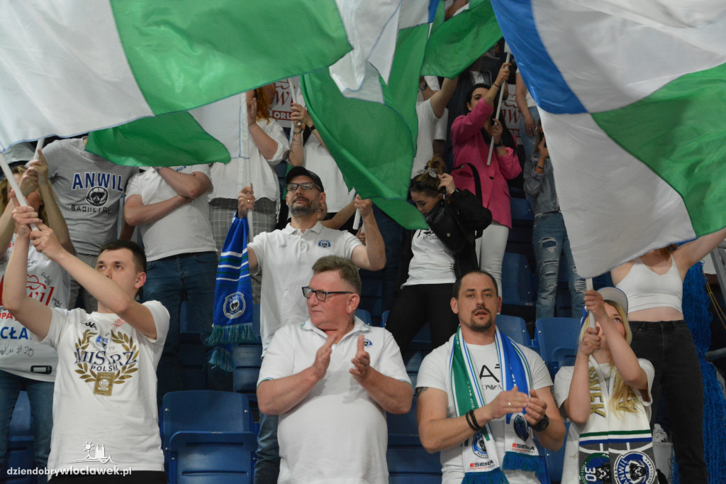 Kibice na trzecim meczu Anwil vs. King Szczecin