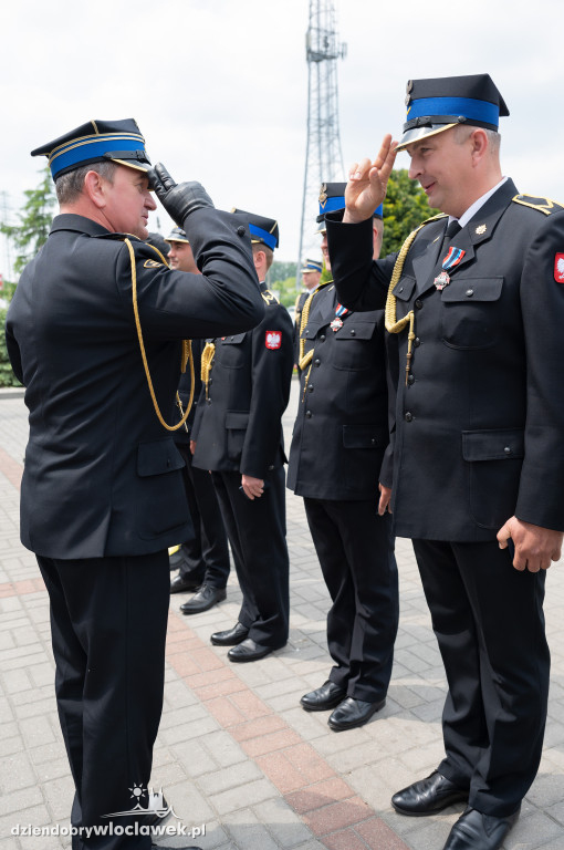 Awanse i odznaczenia dla strażaków z Włocławka (FOTO)