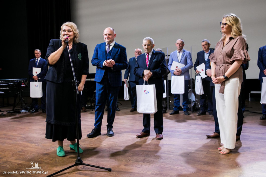 Heliodor Kubiak z medalem od marszałka