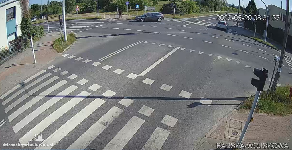 Miejskie kamery namierzyły sprawcę kolizji