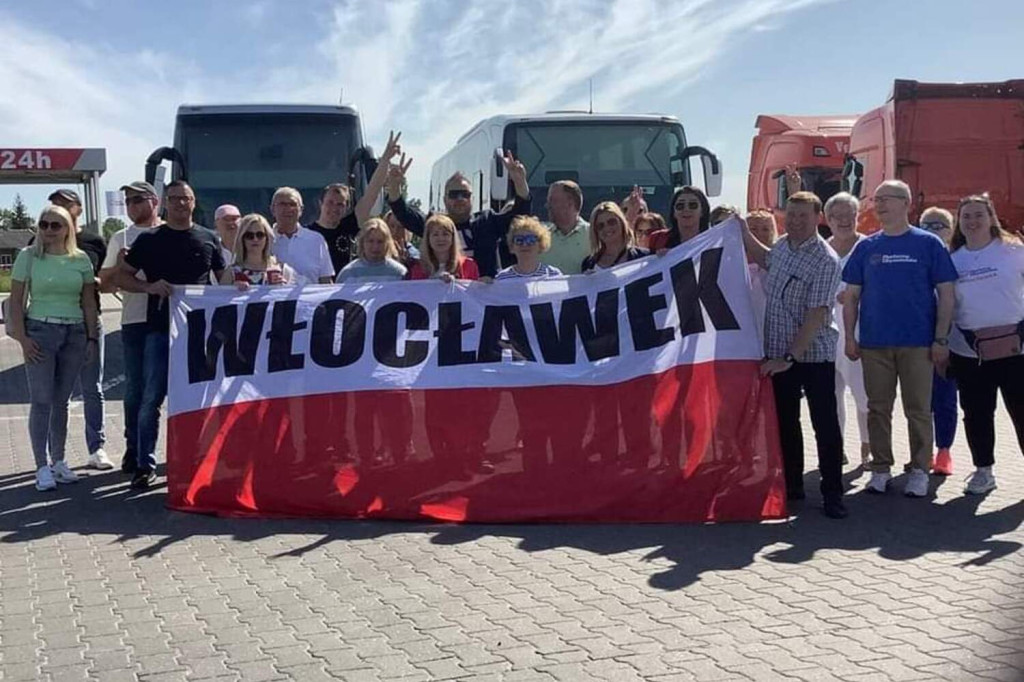 Włocławianie na marszu w Warszawie