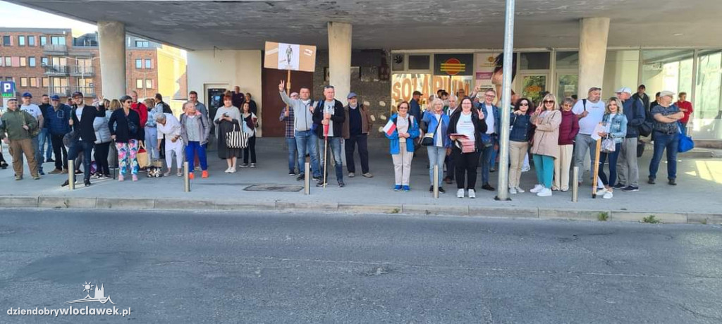 Włocławianie na marszu w Warszawie