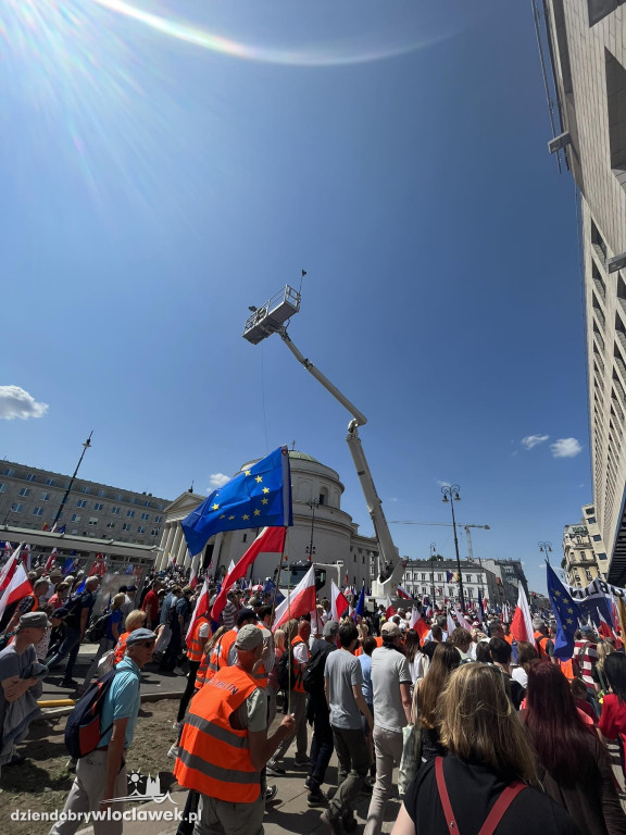 Włocławianie na marszu w Warszawie