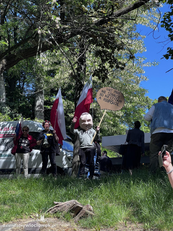 Włocławianie na marszu w Warszawie