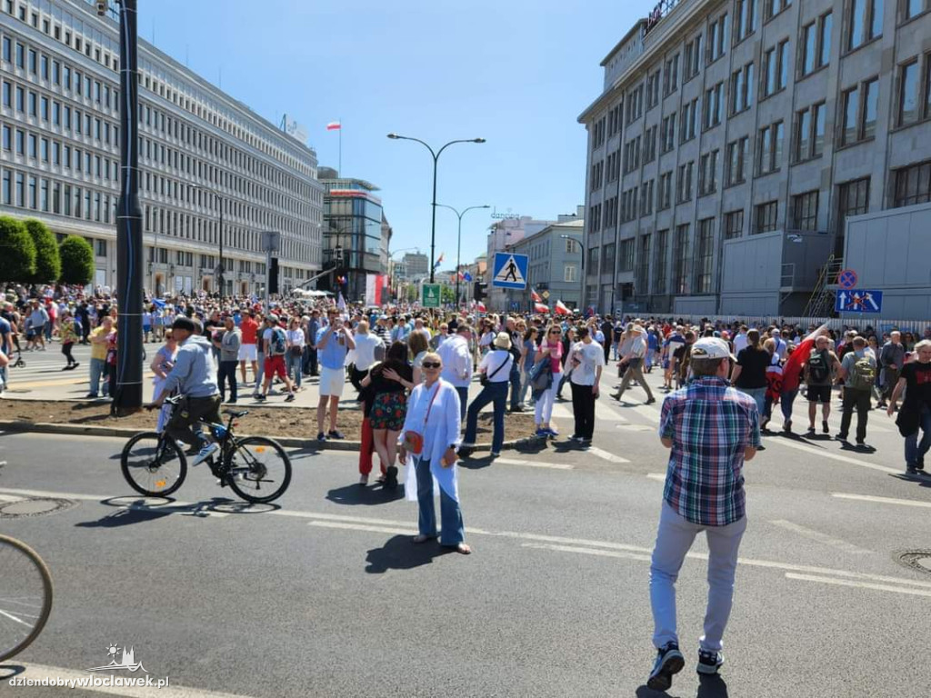 Włocławianie na marszu w Warszawie